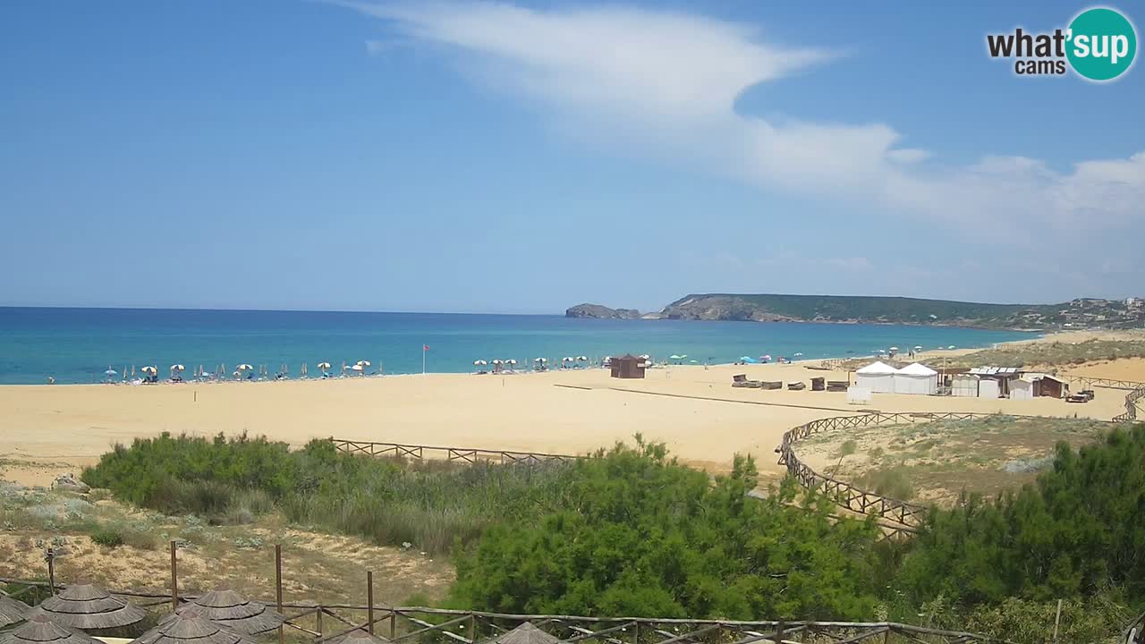 Webcam Torre dei Corsari – Liveblick auf den Strand von Punta Usai
