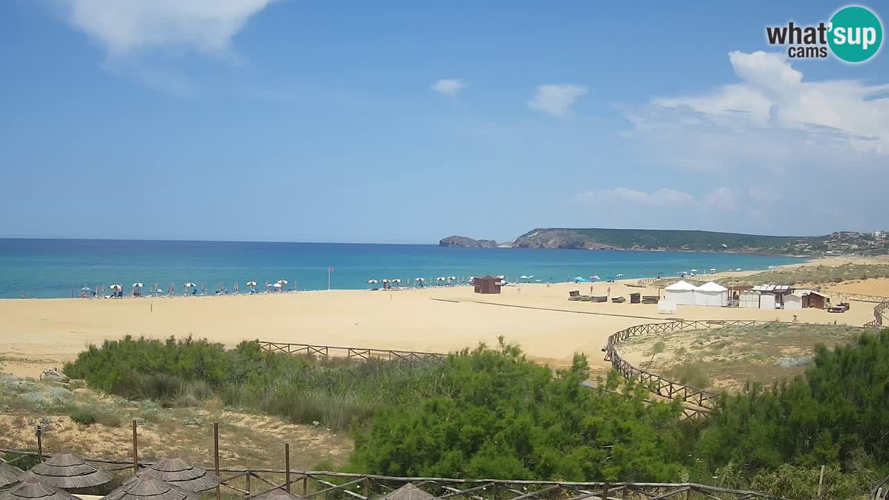 Webcam Torre dei Corsari – Vue en direct sur la plage depuis Punta Usai