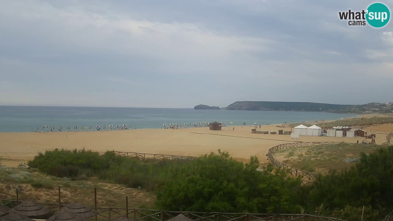 Webcam Torre dei Corsari – Liveblick auf den Strand von Punta Usai