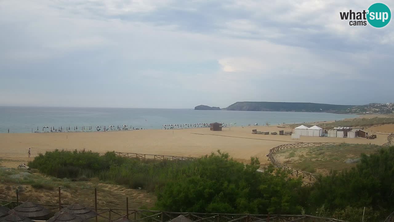 Cámara web Torre dei Corsari – Vista en directo de la playa desde Punta Usai