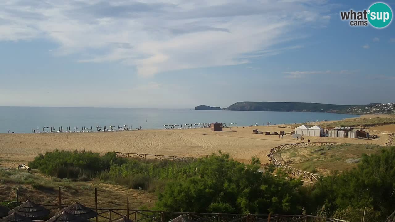 Webcam Torre dei Corsari – Liveblick auf den Strand von Punta Usai