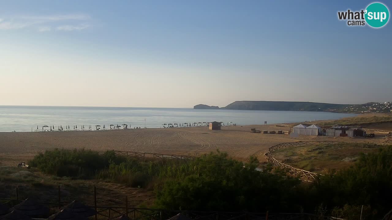 Cámara web Torre dei Corsari – Vista en directo de la playa desde Punta Usai