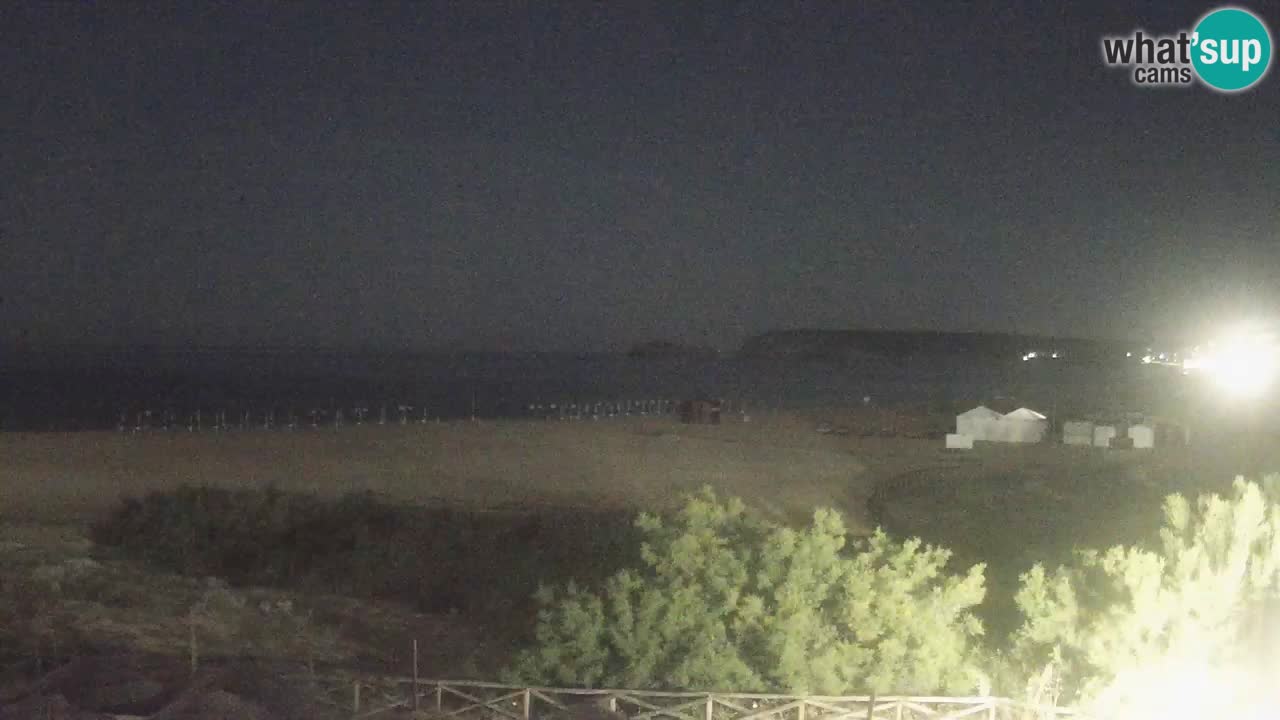 Cámara web Torre dei Corsari – Vista en directo de la playa desde Punta Usai