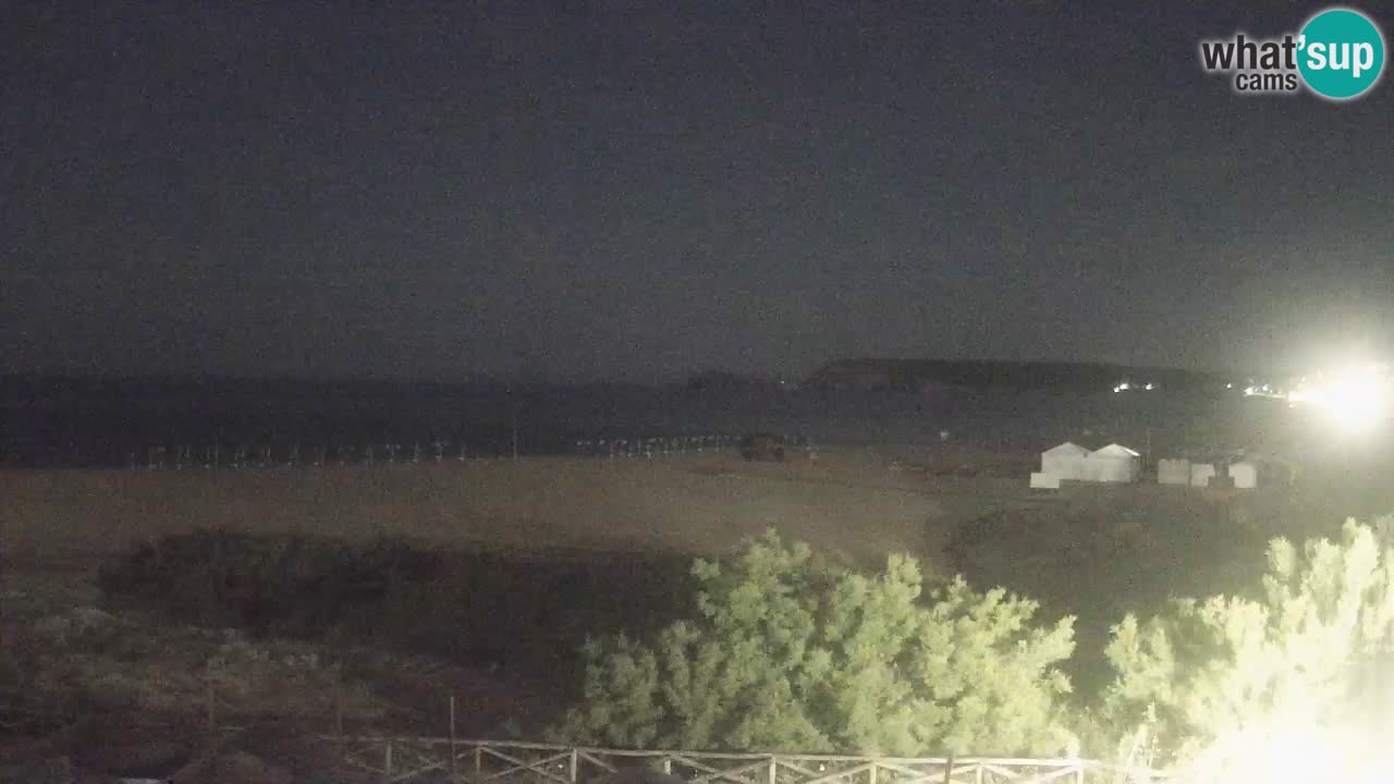 Cámara web Torre dei Corsari – Vista en directo de la playa desde Punta Usai