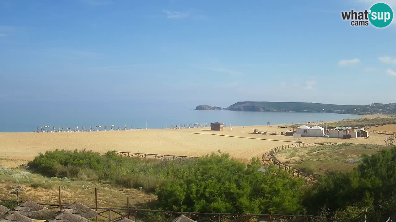 Webcam Torre dei Corsari – Vista live sulla spiaggia da Punta Usai
