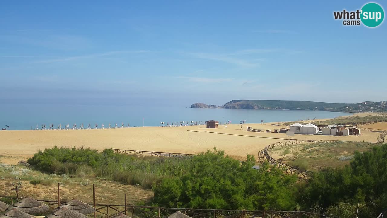 Webcam Torre dei Corsari – Liveblick auf den Strand von Punta Usai