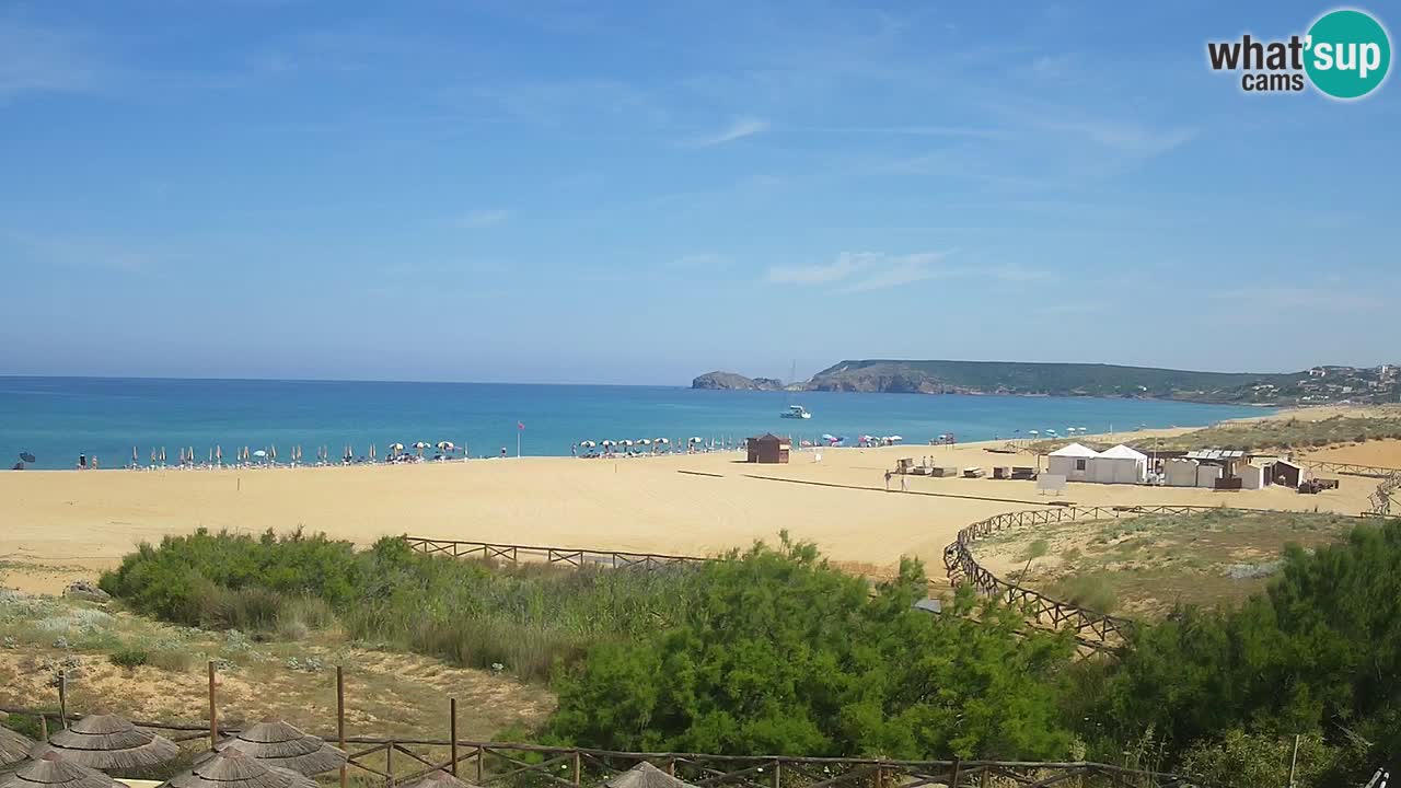 Spletna kamera Torre dei Corsari – Pogled v živo na plažo s Punta Usai