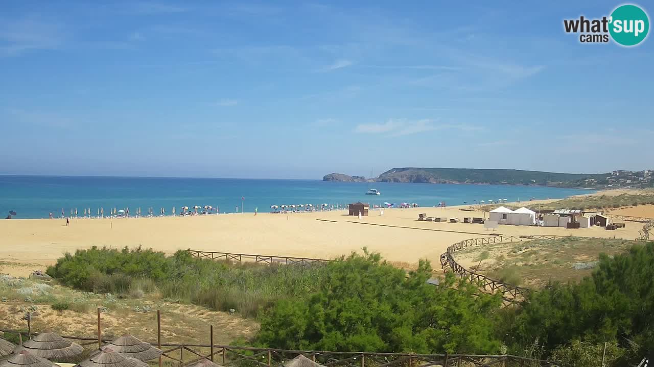 Webcam Torre dei Corsari – Liveblick auf den Strand von Punta Usai