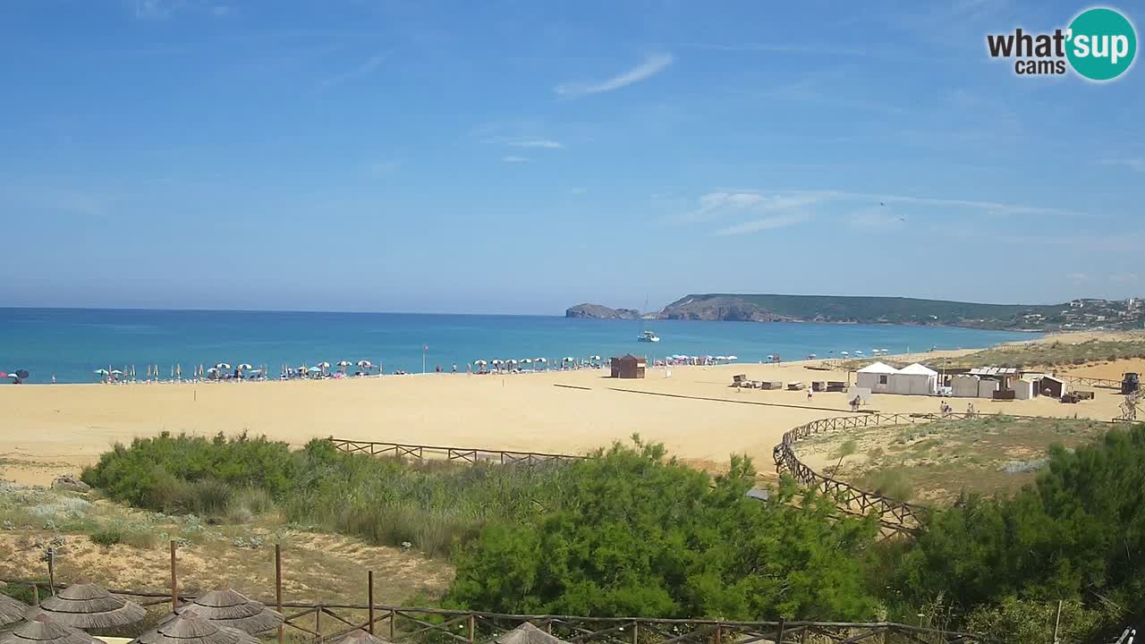 Webcam Torre dei Corsari – Live Beach View from Punta Usai