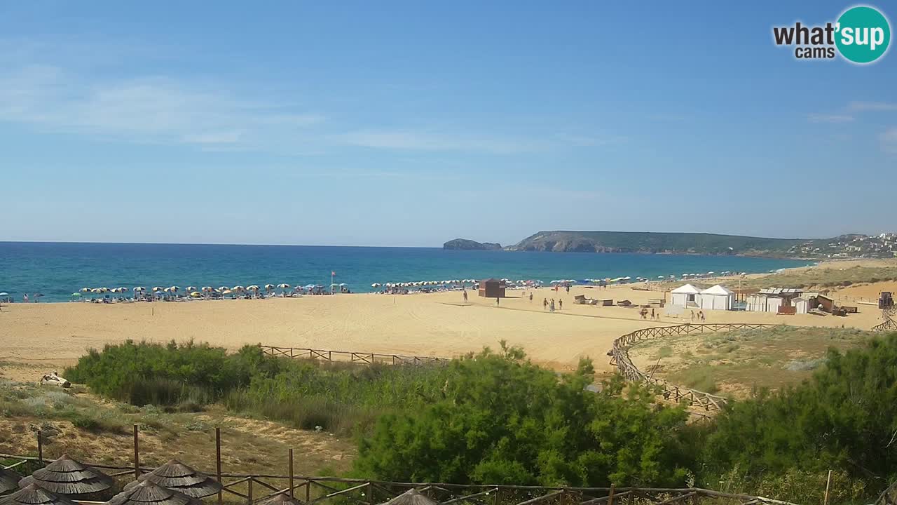 Webcam Torre dei Corsari – Vue en direct sur la plage depuis Punta Usai