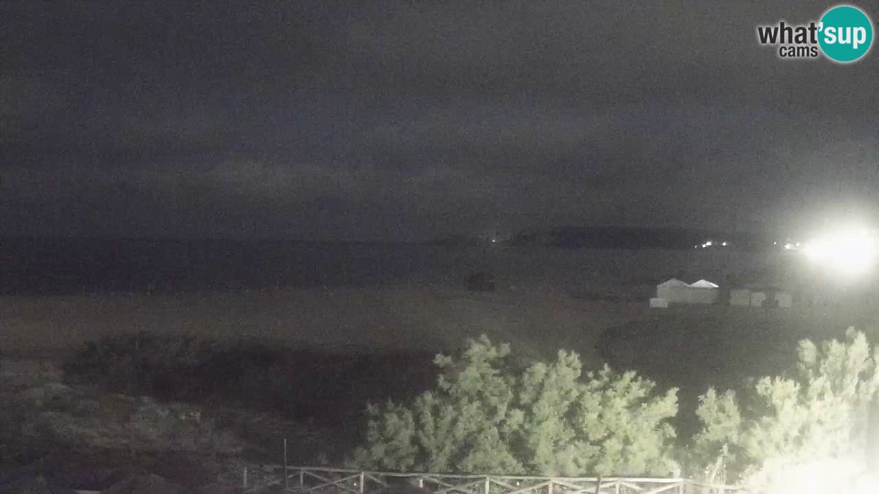 Cámara web Torre dei Corsari – Vista en directo de la playa desde Punta Usai