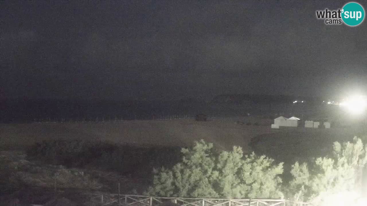 Cámara web Torre dei Corsari – Vista en directo de la playa desde Punta Usai