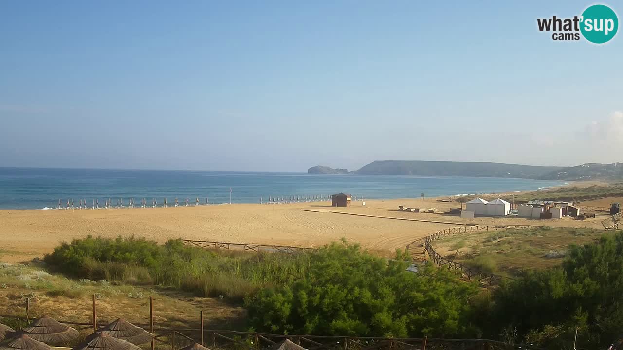 Webcam Torre dei Corsari – Liveblick auf den Strand von Punta Usai