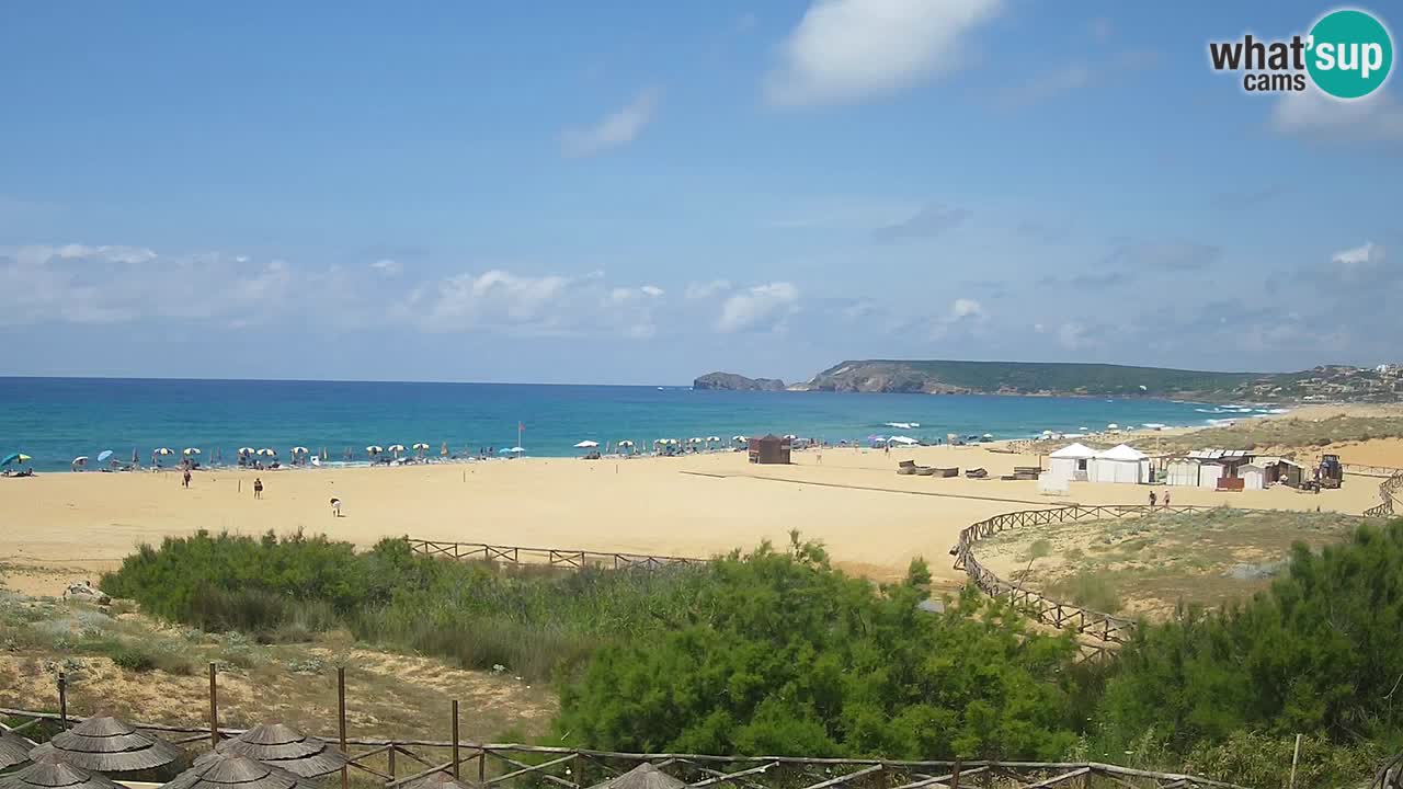 Webcam Torre dei Corsari – Liveblick auf den Strand von Punta Usai