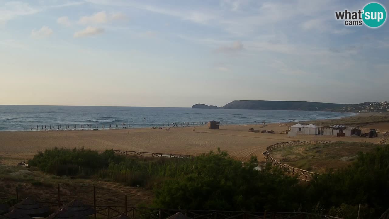 Webcam Torre dei Corsari – Liveblick auf den Strand von Punta Usai