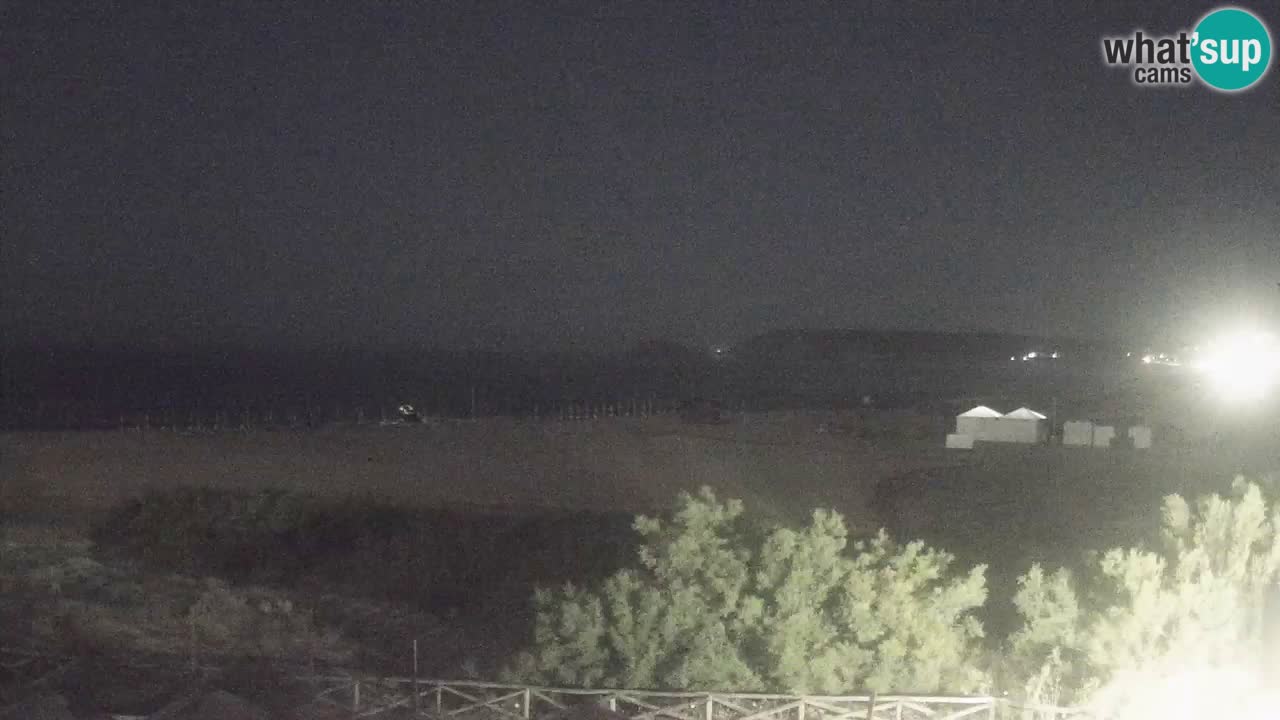 Webcam Torre dei Corsari – Liveblick auf den Strand von Punta Usai