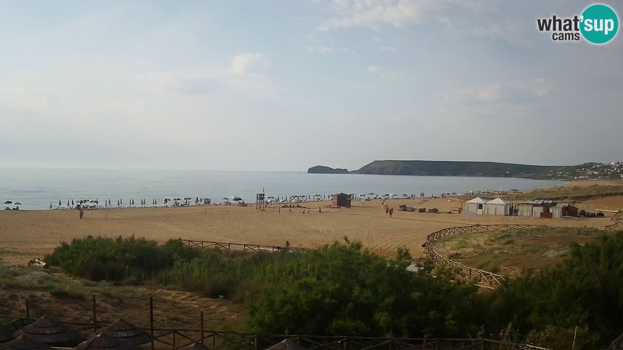 Webcam Torre dei Corsari – Vista live sulla spiaggia da Punta Usai
