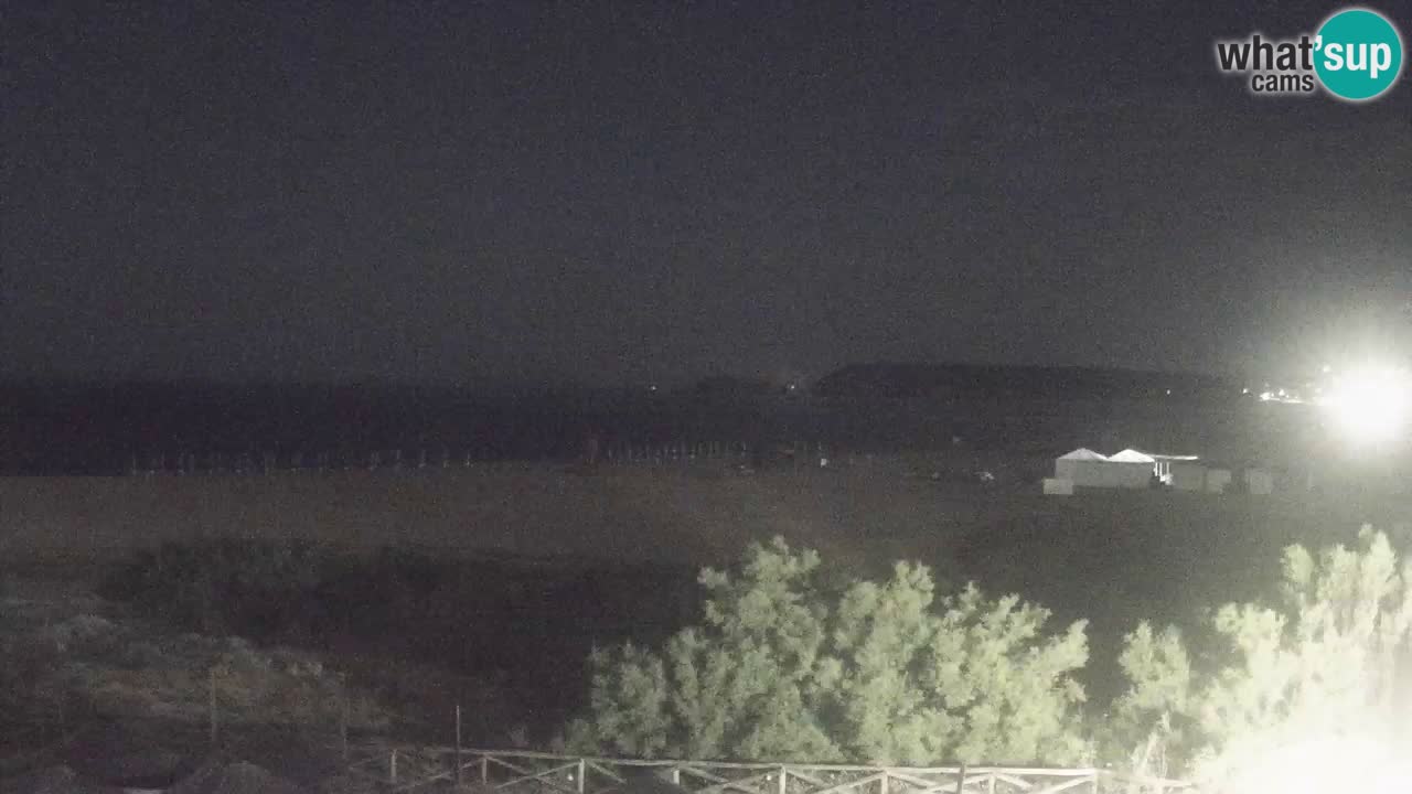 Webcam Torre dei Corsari – Liveblick auf den Strand von Punta Usai