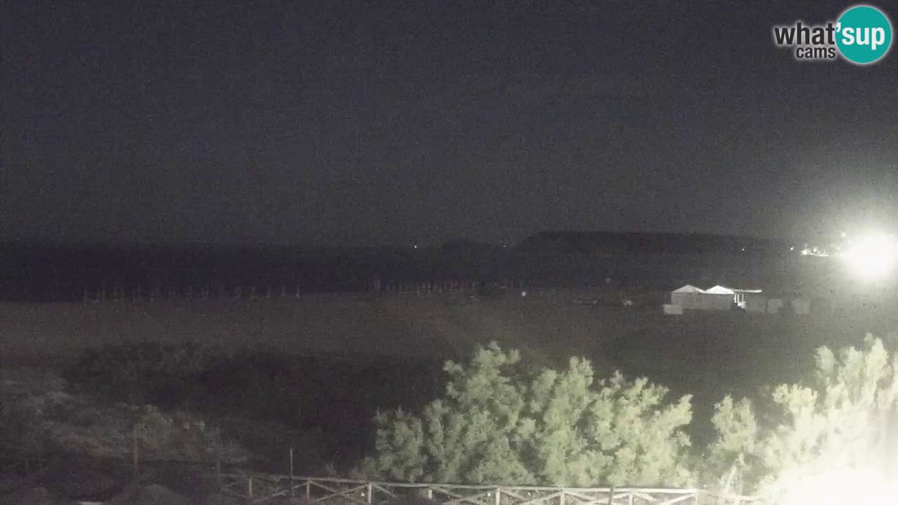 Webcam Torre dei Corsari – Vue en direct sur la plage depuis Punta Usai