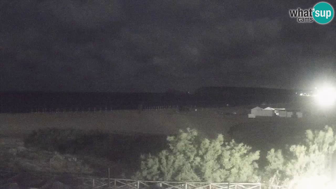 Cámara web Torre dei Corsari – Vista en directo de la playa desde Punta Usai