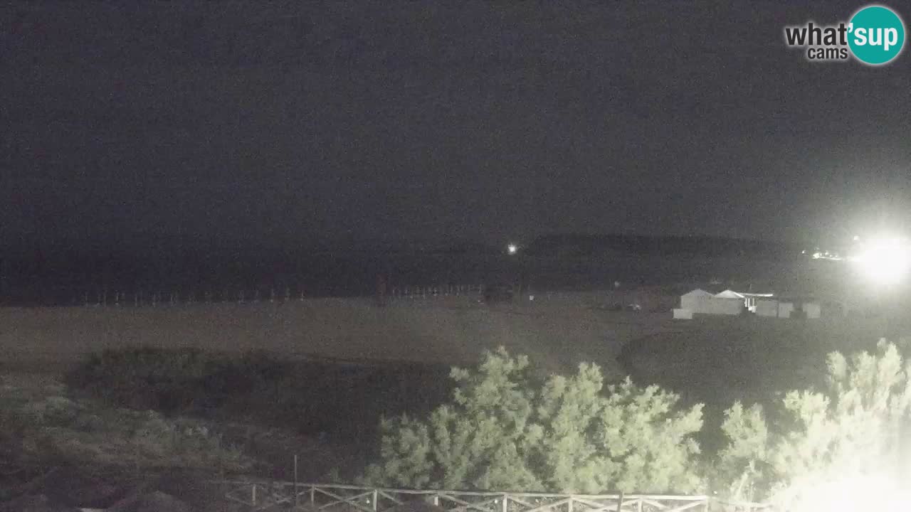 Cámara web Torre dei Corsari – Vista en directo de la playa desde Punta Usai