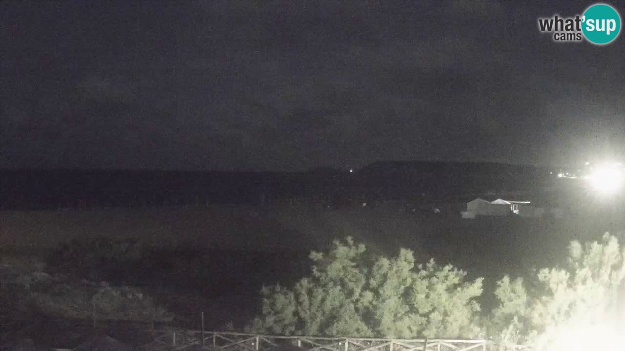 Web kamera Torre dei Corsari – Pogled uživo na plažu s Punta Usai