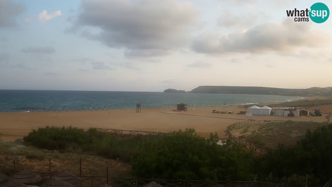 Webcam Torre dei Corsari – Vue en direct sur la plage depuis Punta Usai