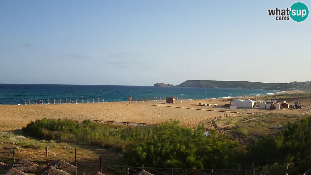 Webcam Torre dei Corsari – Vista live sulla spiaggia da Punta Usai