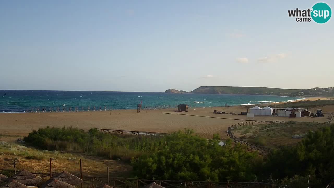 Webcam Torre dei Corsari – Live Beach View from Punta Usai