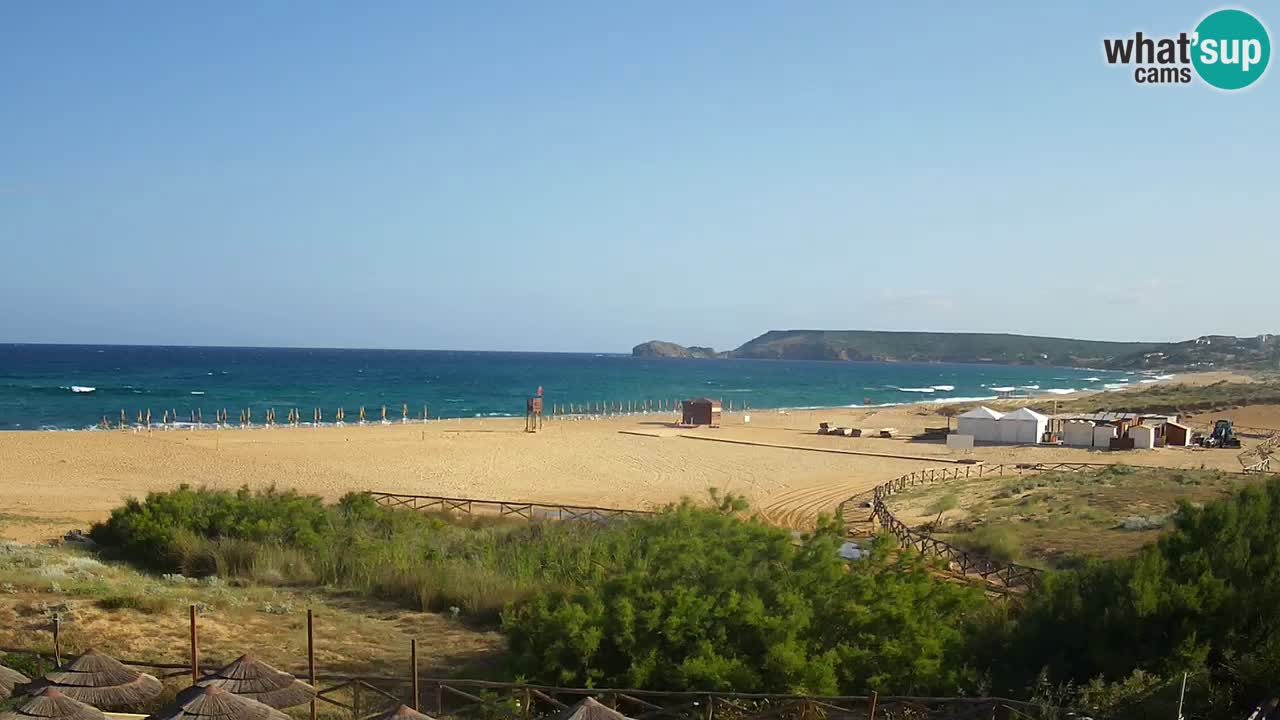 Webcam Torre dei Corsari – Live Beach View from Punta Usai