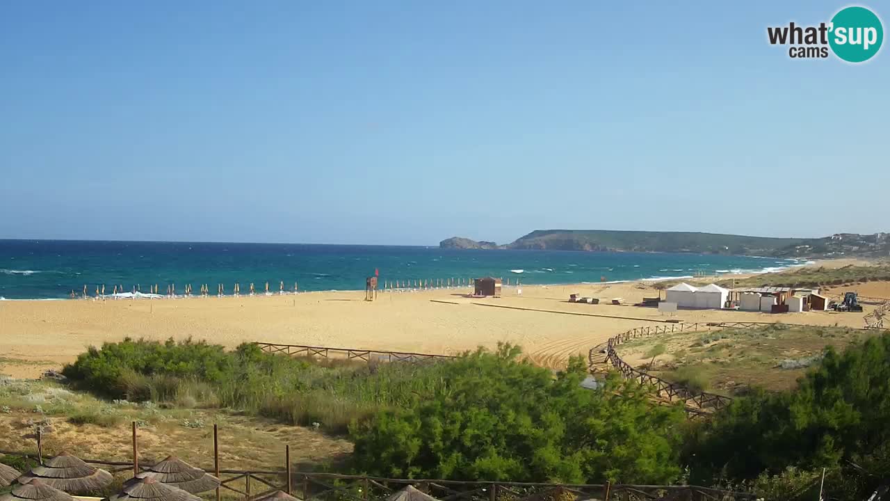 Webcam Torre dei Corsari – Vue en direct sur la plage depuis Punta Usai