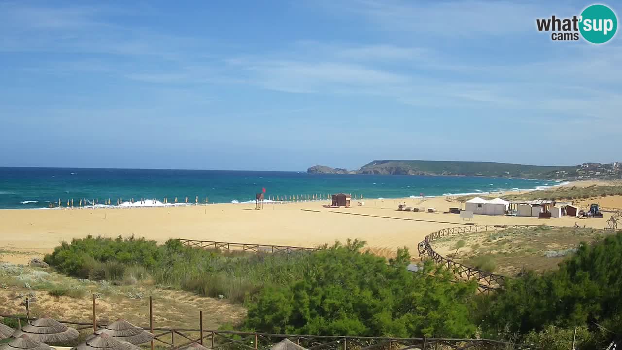 Webcam Torre dei Corsari – Live Beach View from Punta Usai
