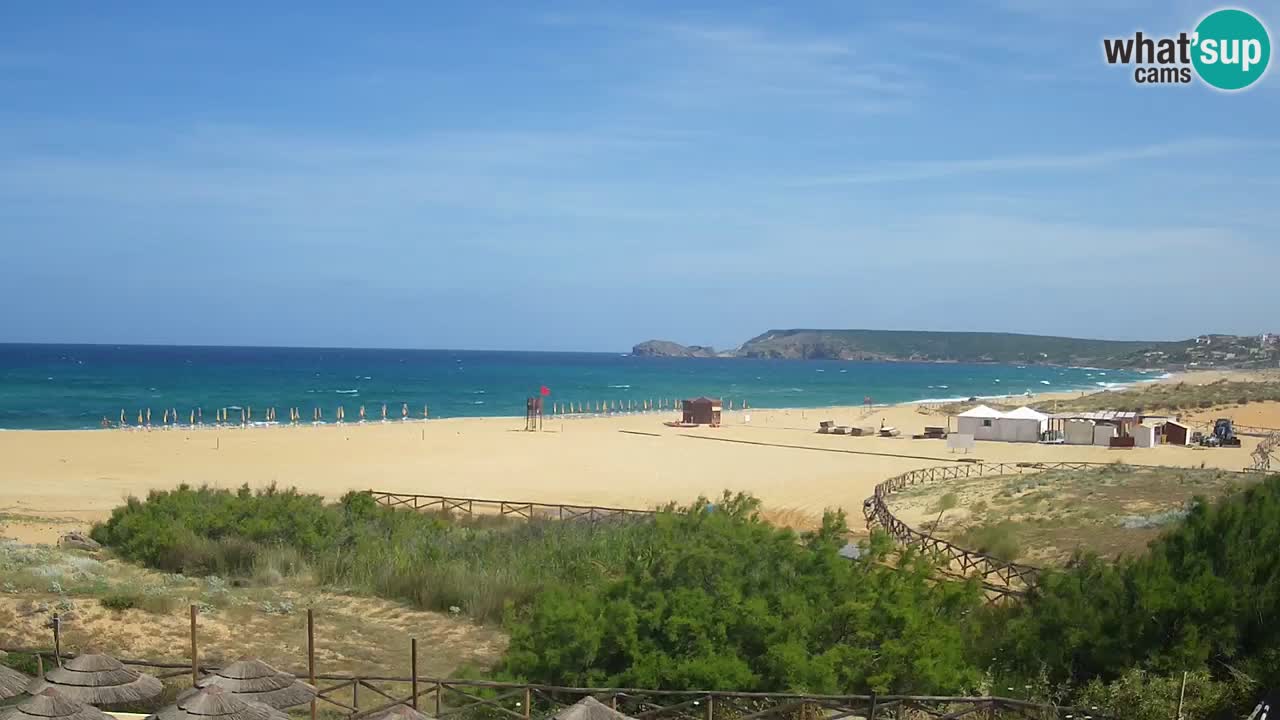 Webcam Torre dei Corsari – Liveblick auf den Strand von Punta Usai