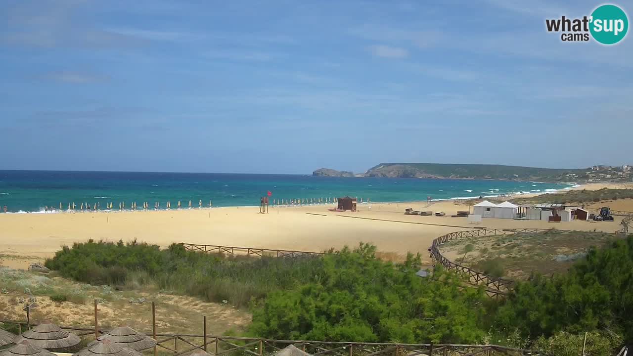 Webcam Torre dei Corsari – Live Beach View from Punta Usai