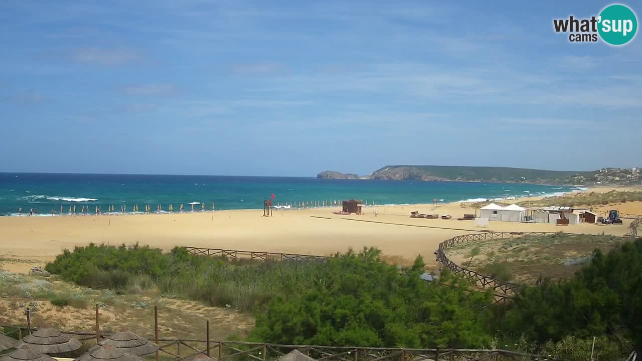 Webcam Torre dei Corsari – Live Beach View from Punta Usai