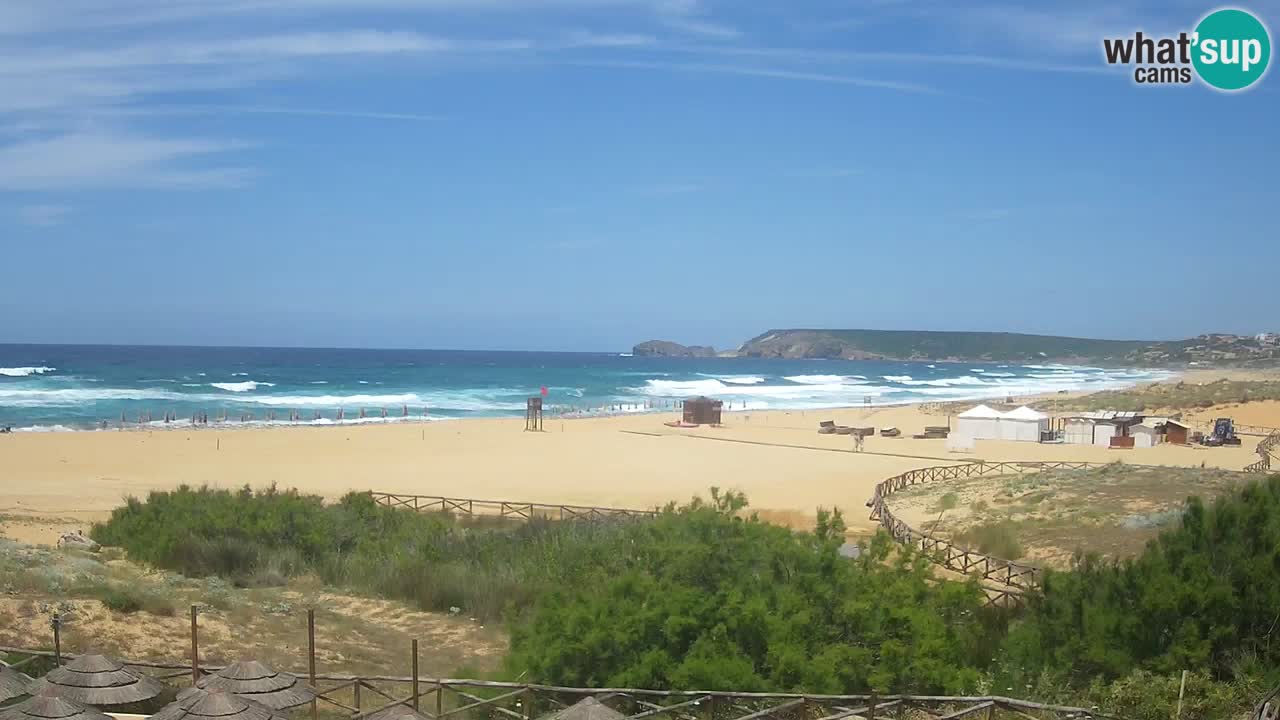 Webcam Torre dei Corsari – Live Beach View from Punta Usai