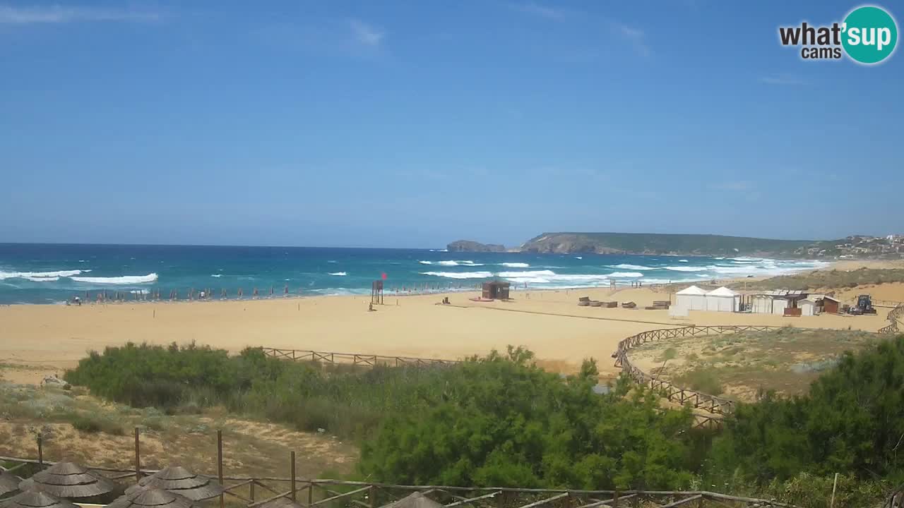 Webcam Torre dei Corsari – Vue en direct sur la plage depuis Punta Usai