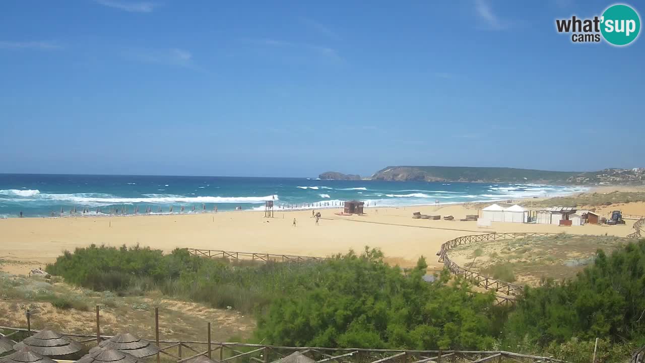 Webcam Torre dei Corsari – Live Beach View from Punta Usai