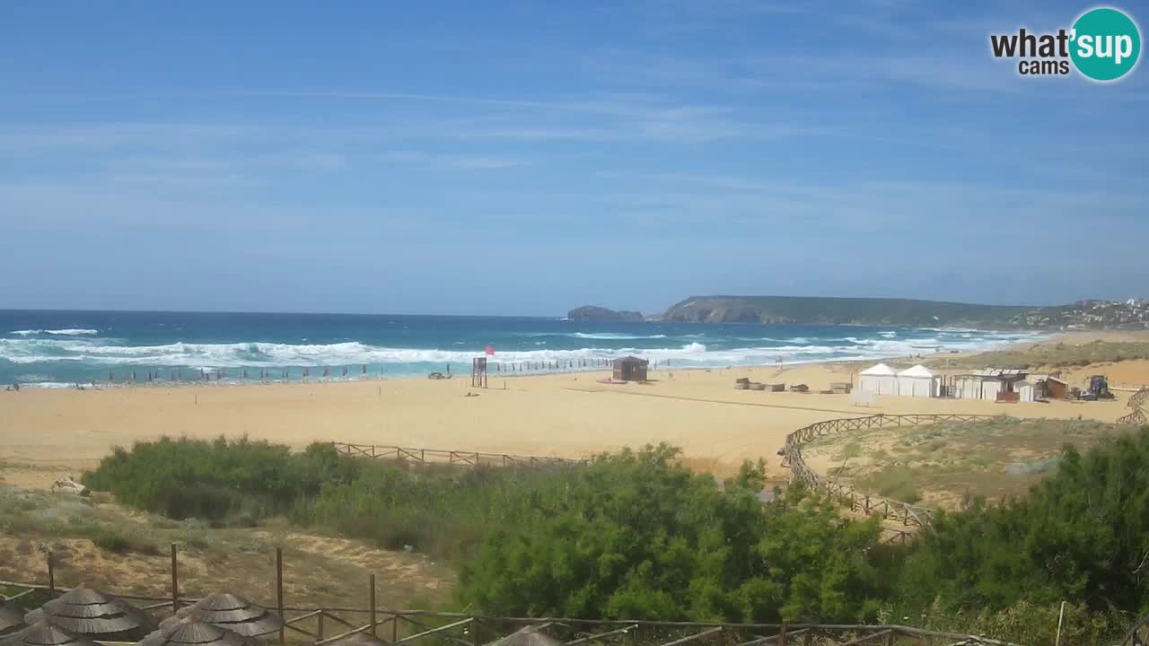 Webcam Torre dei Corsari – Liveblick auf den Strand von Punta Usai