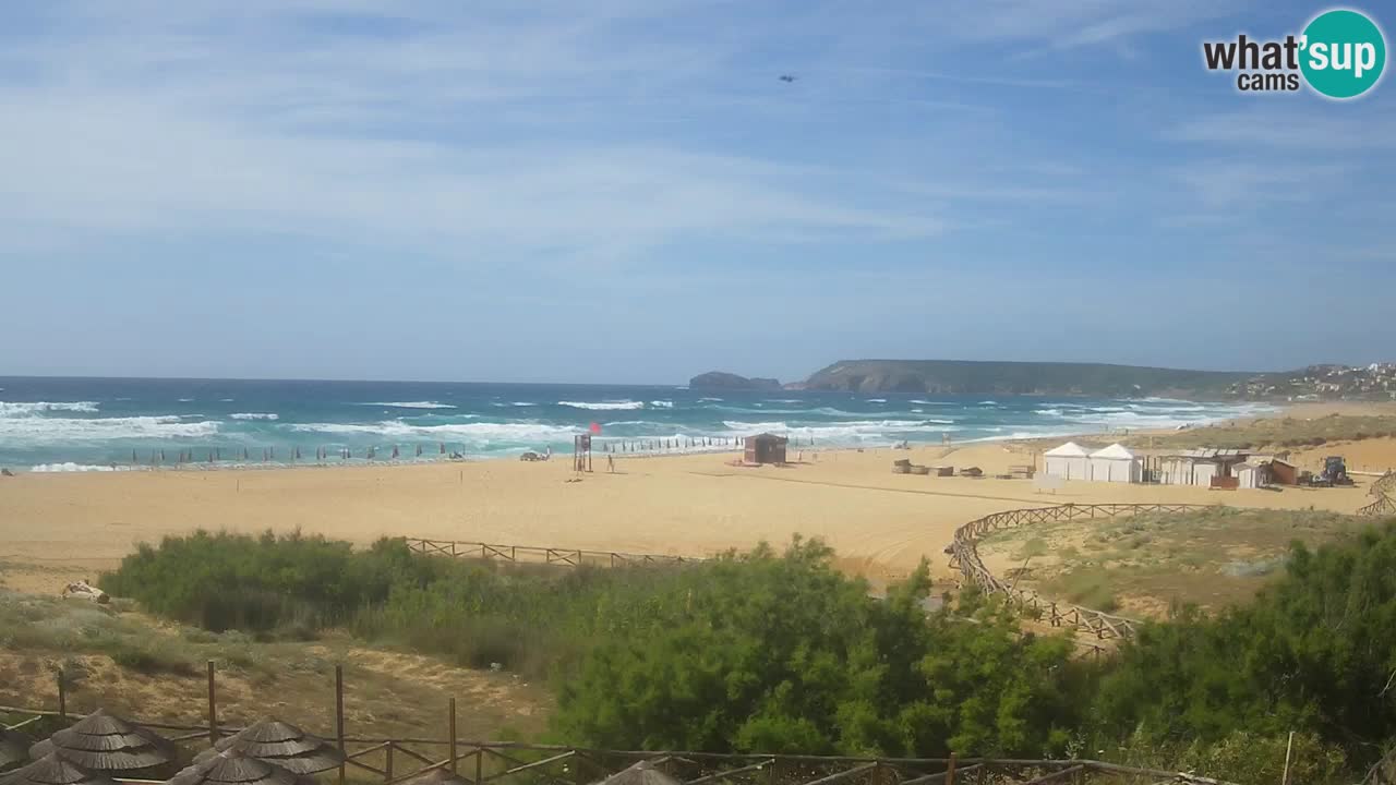 Webcam Torre dei Corsari – Live Beach View from Punta Usai
