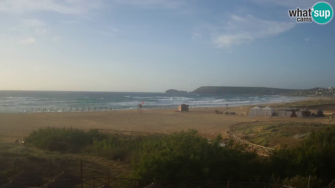 Webcam Torre dei Corsari – Vista live sulla spiaggia da Punta Usai
