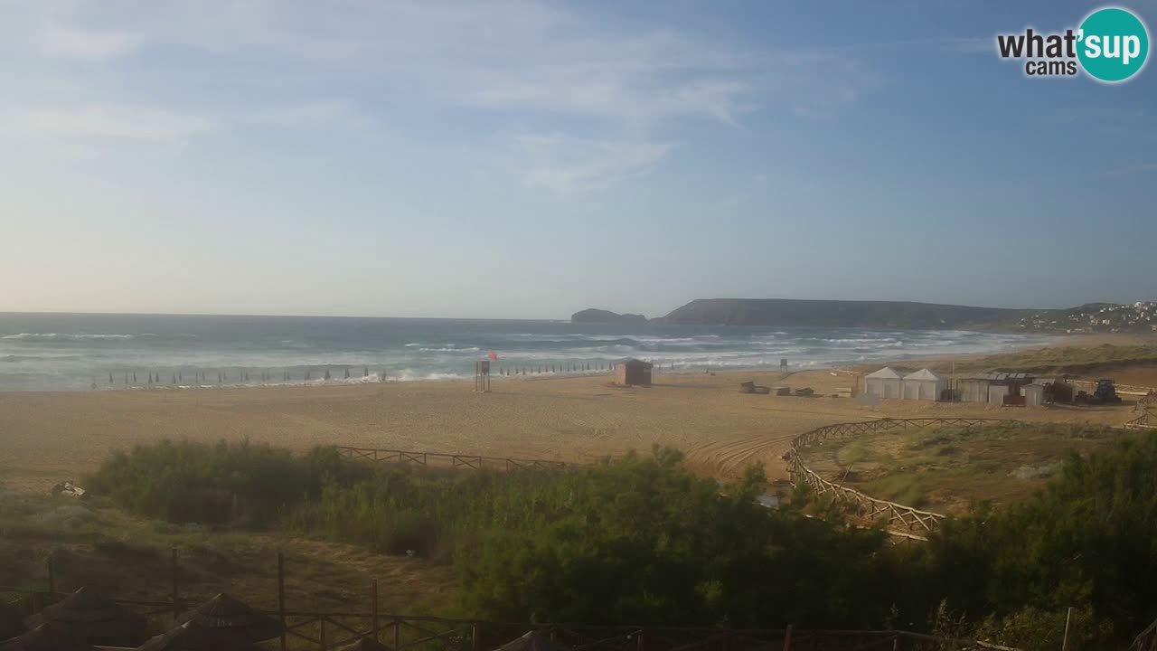 Webcam Torre dei Corsari – Vista live sulla spiaggia da Punta Usai