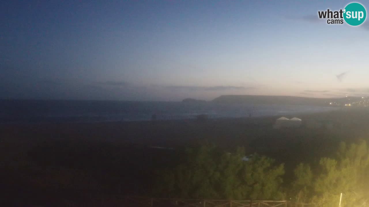 Cámara web Torre dei Corsari – Vista en directo de la playa desde Punta Usai