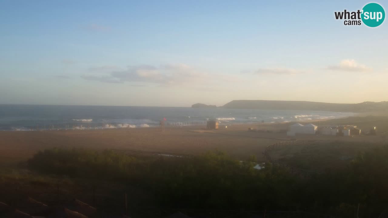 Cámara web Torre dei Corsari – Vista en directo de la playa desde Punta Usai