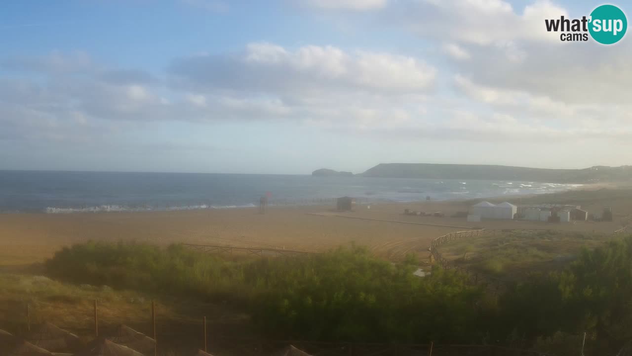 Webcam Torre dei Corsari – Vista live sulla spiaggia da Punta Usai