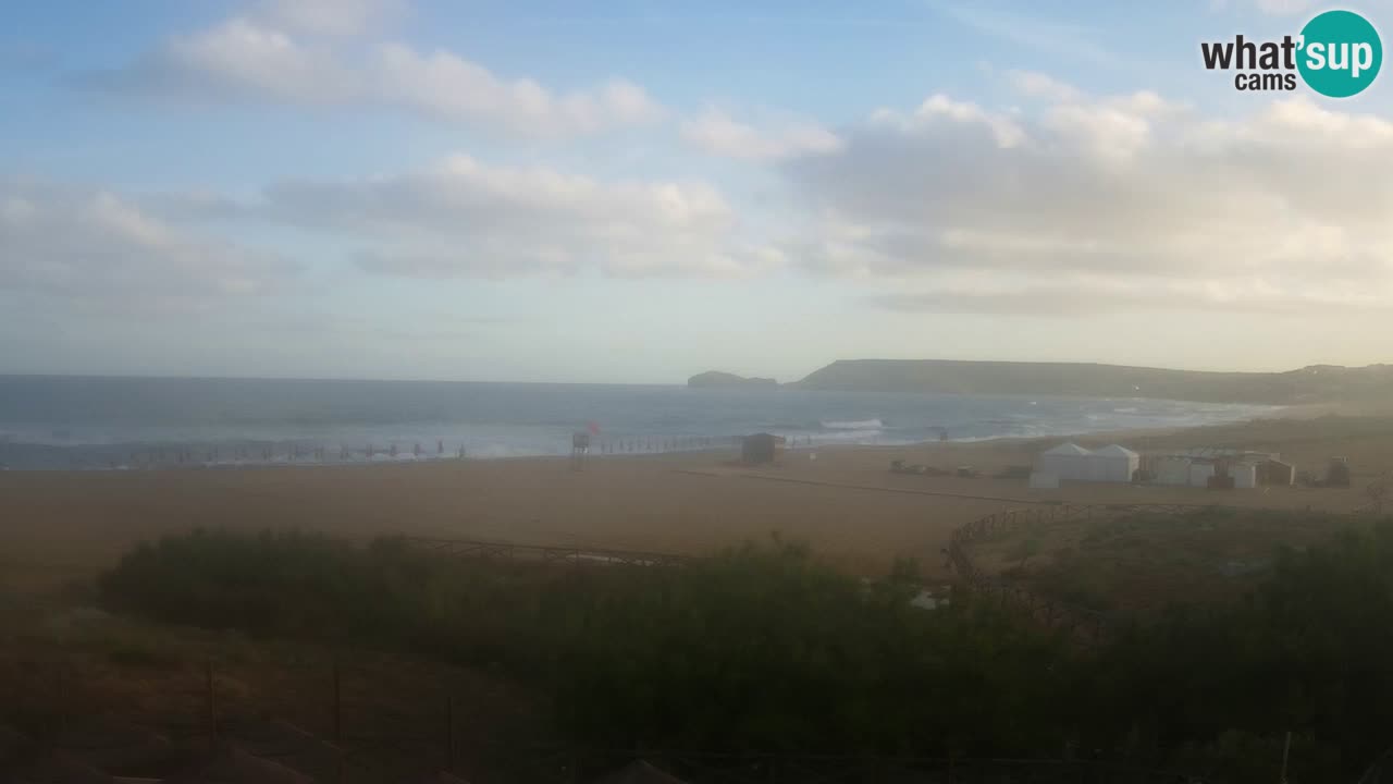 Cámara web Torre dei Corsari – Vista en directo de la playa desde Punta Usai