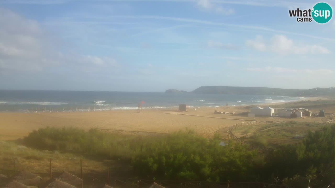 Webcam Torre dei Corsari – Liveblick auf den Strand von Punta Usai