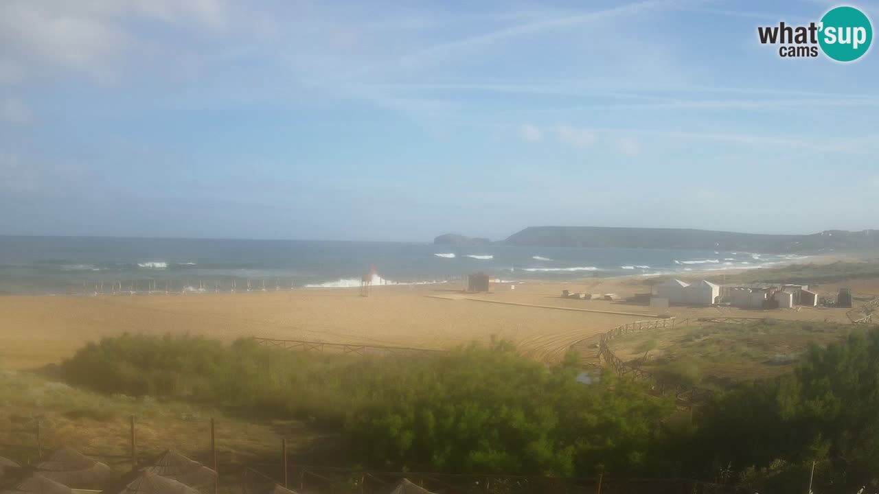 Webcam Torre dei Corsari – Liveblick auf den Strand von Punta Usai