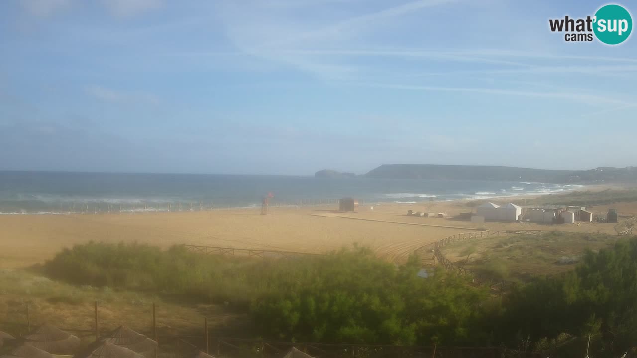 Cámara web Torre dei Corsari – Vista en directo de la playa desde Punta Usai