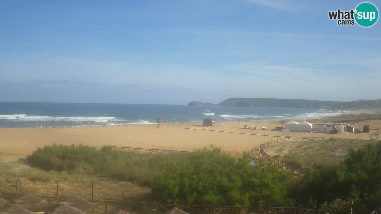 Webcam Torre dei Corsari – Vue en direct sur la plage depuis Punta Usai
